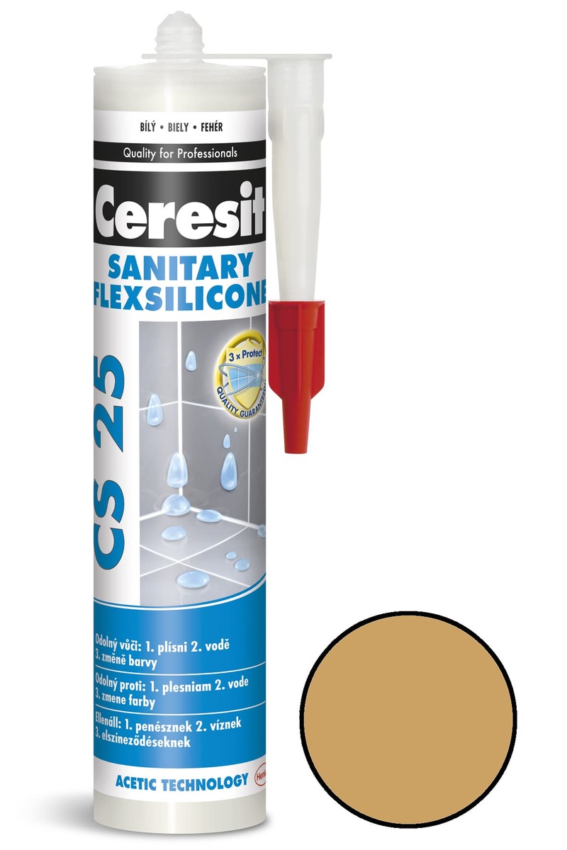 Silikón Ceresit CS 25 toffi  280ml