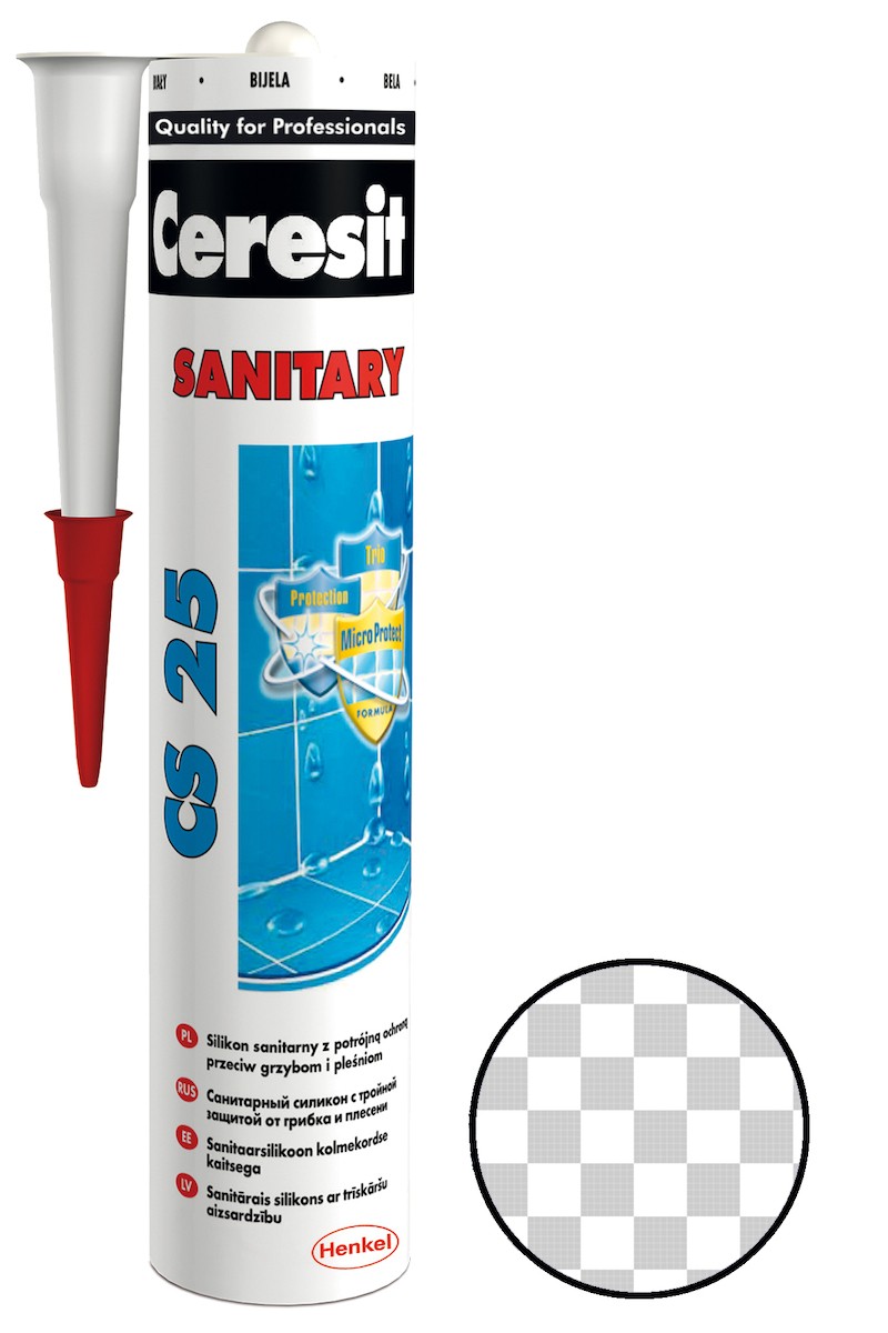 Silikón Ceresit CS 25 transparentný 280ml