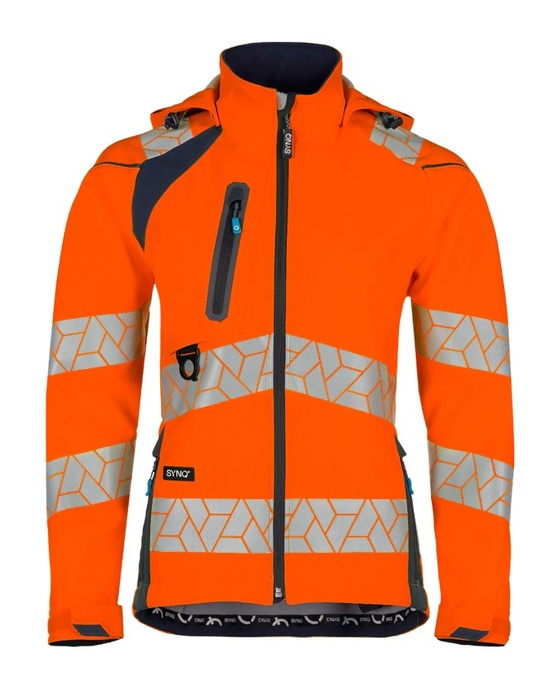 SYNQ Dames HV softshell jas Deteqtor
