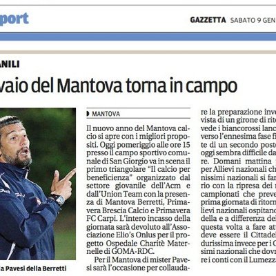 Il calcio per beneficenza - San Giorgio di Mantova (MN)