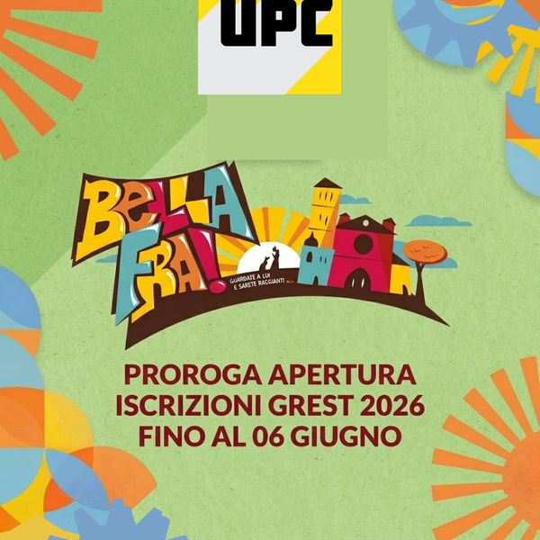 Proroga iscrizioni grest