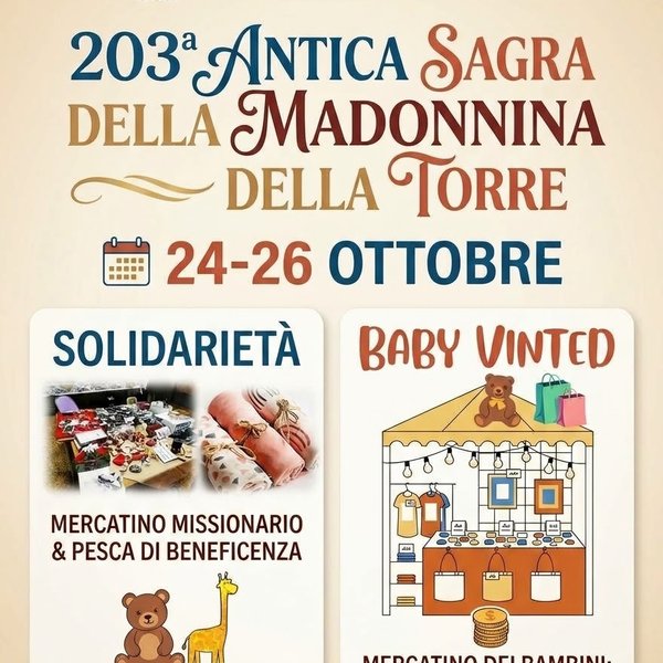 sagra buscoldo solidarietà e baby vinted