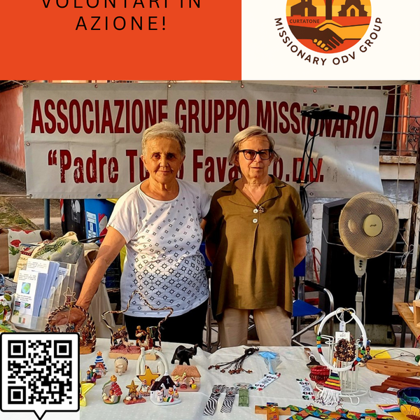 volontari del gruppo missionario in azione