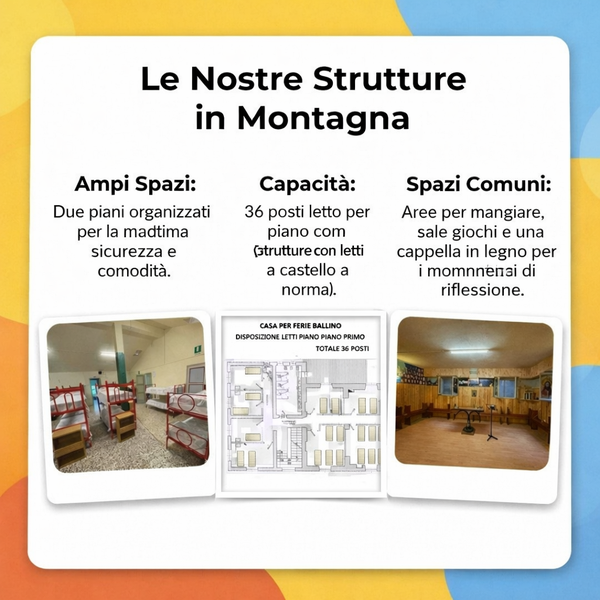 le nostre strutture in montagna