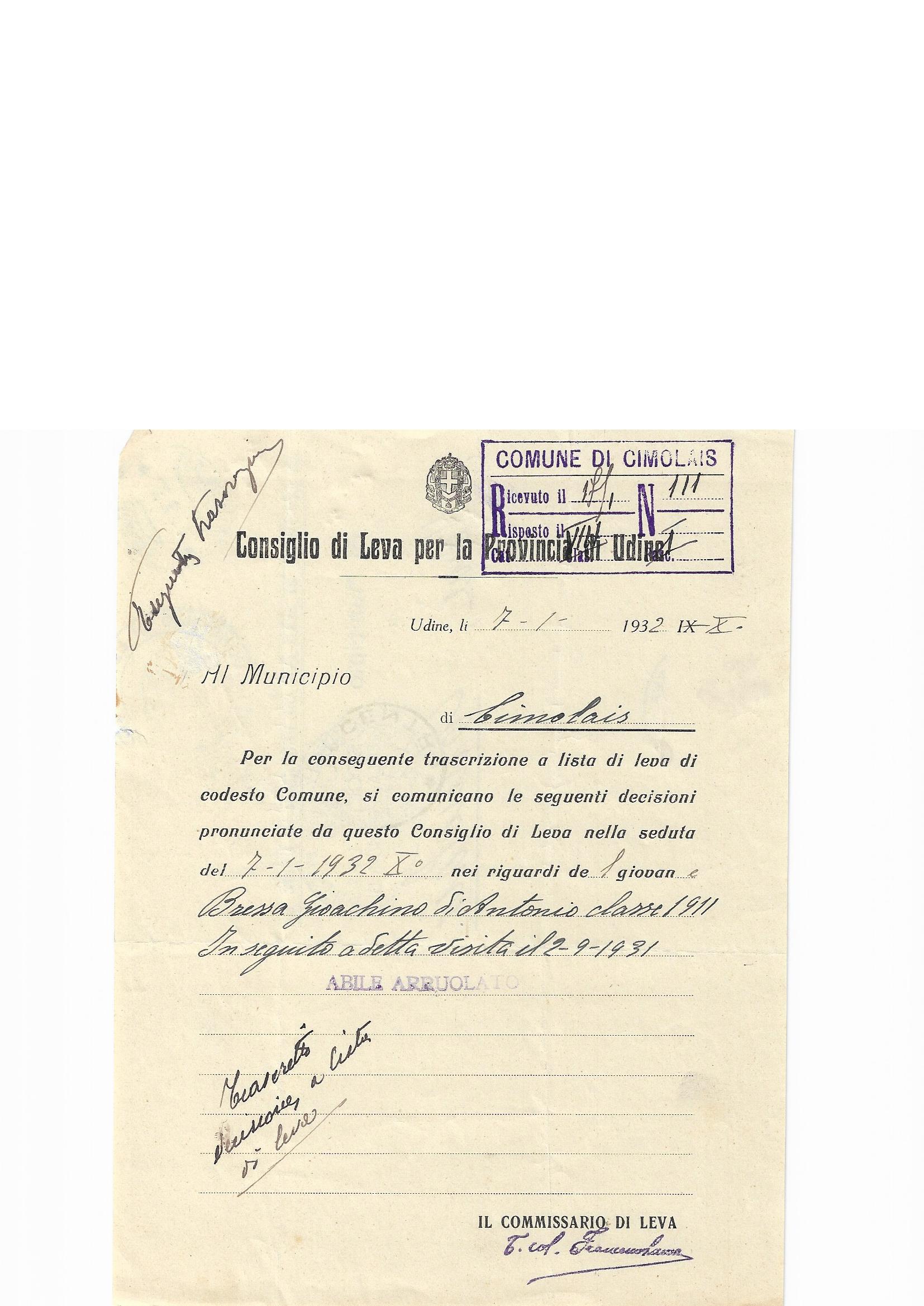 "CLASSE 1911"