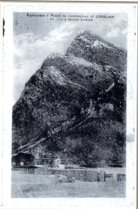 PONTE IN COSTRUZIONE E MONTE LODINA