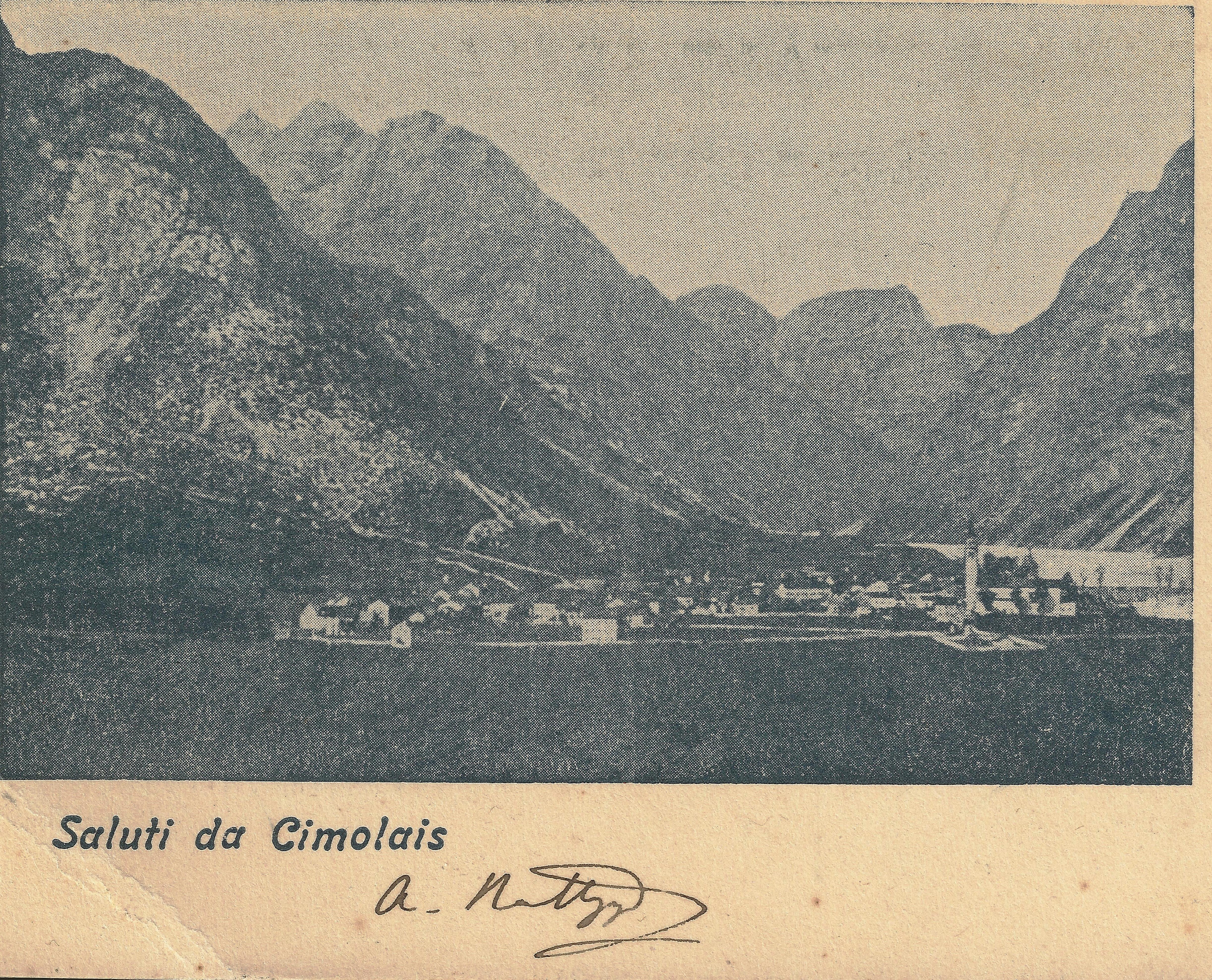 CIMOLAIS -  Vista paese - 1903