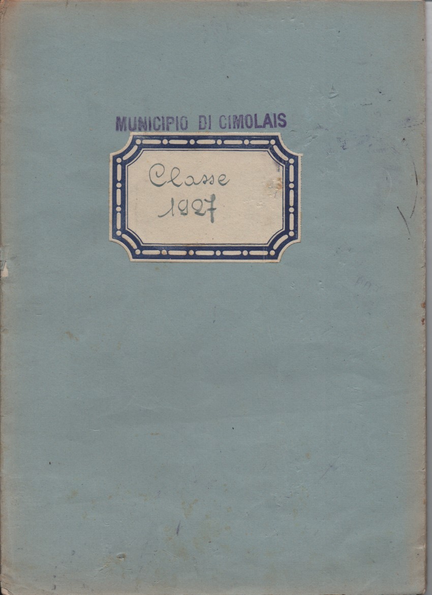 "CLASSE 1927" LISTA DI LEVA