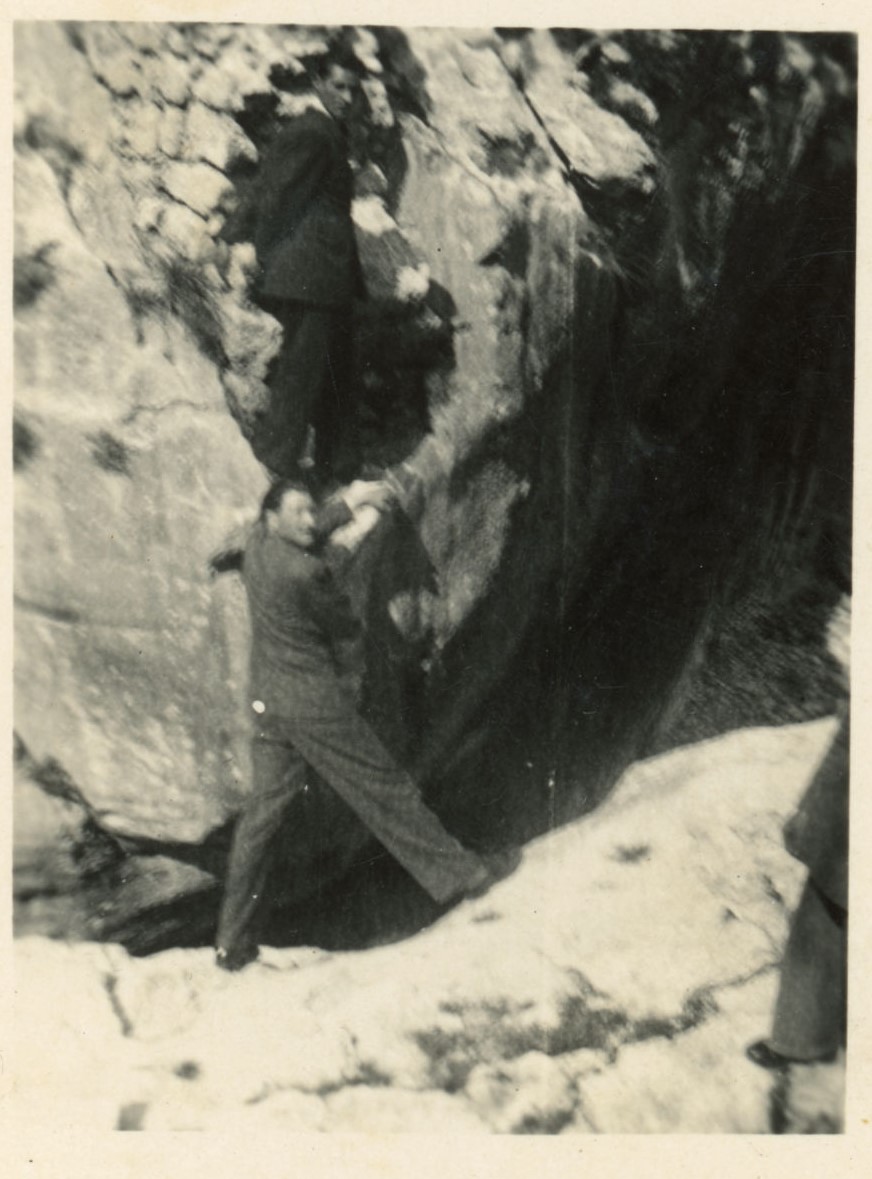 Ragazzo in montagna