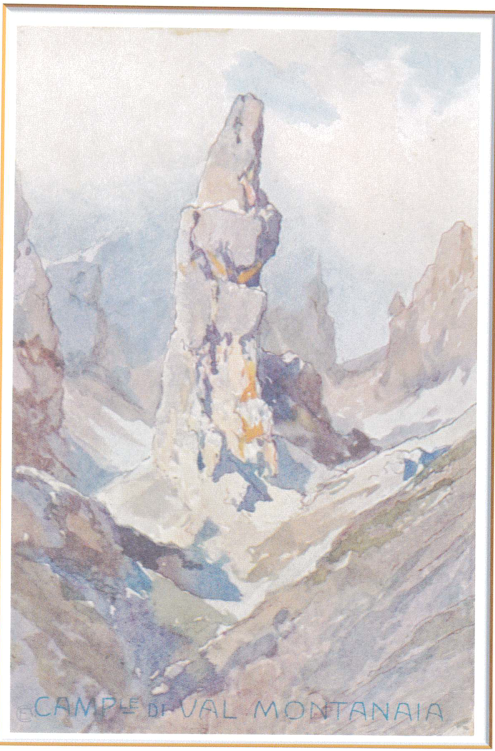 CARTOLINA ACQUERELLO DI COMPTON