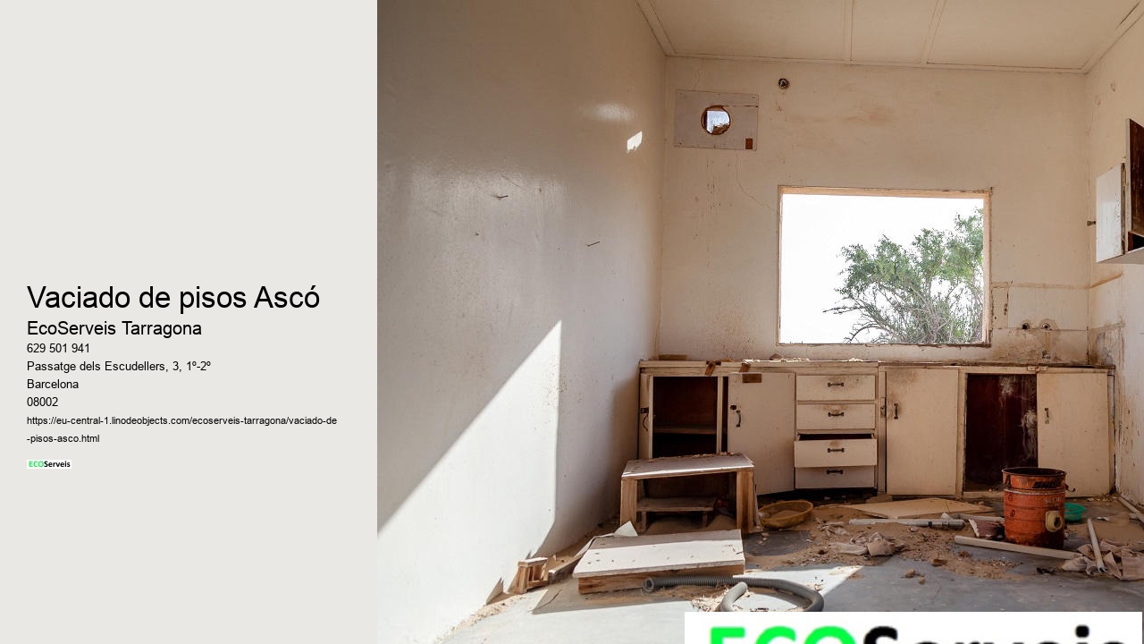 Vaciado de pisos Ascó