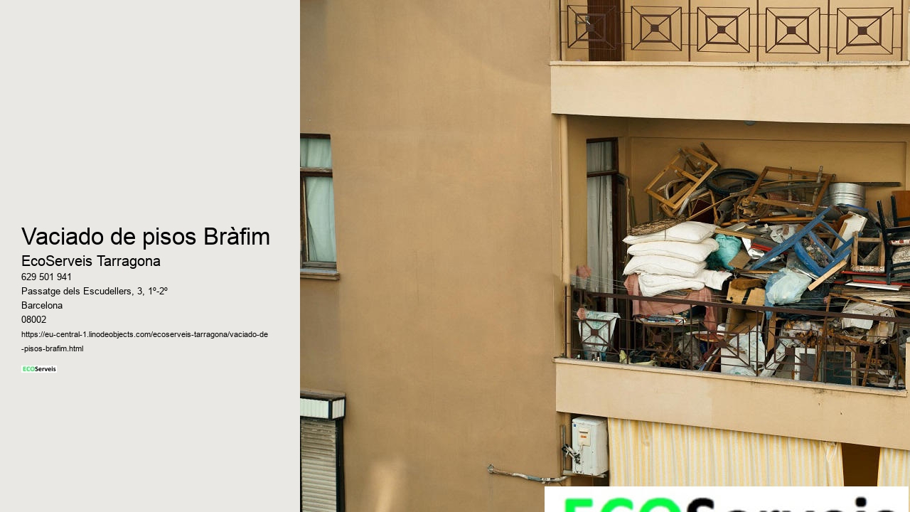 Vaciado de pisos Bràfim