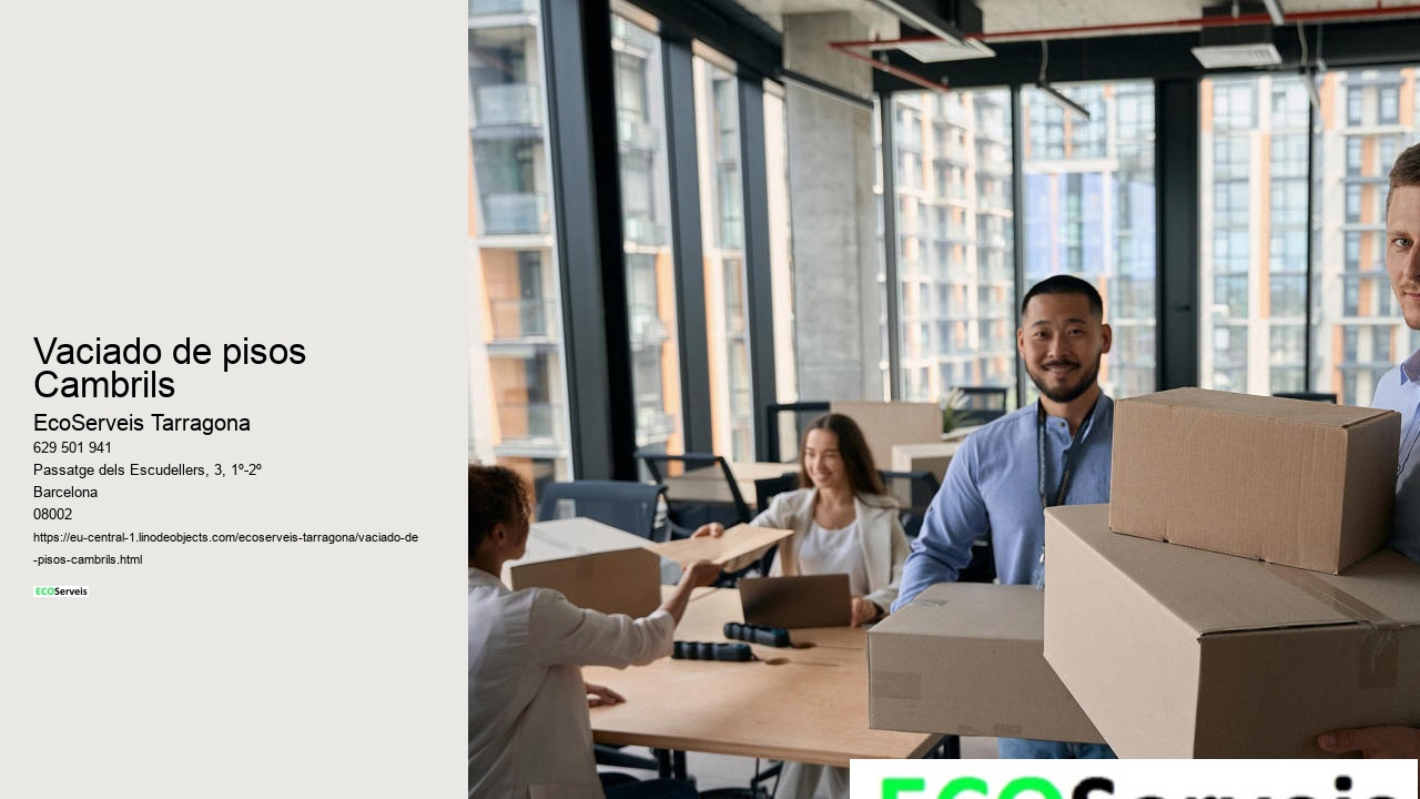Vaciado de pisos Cambrils