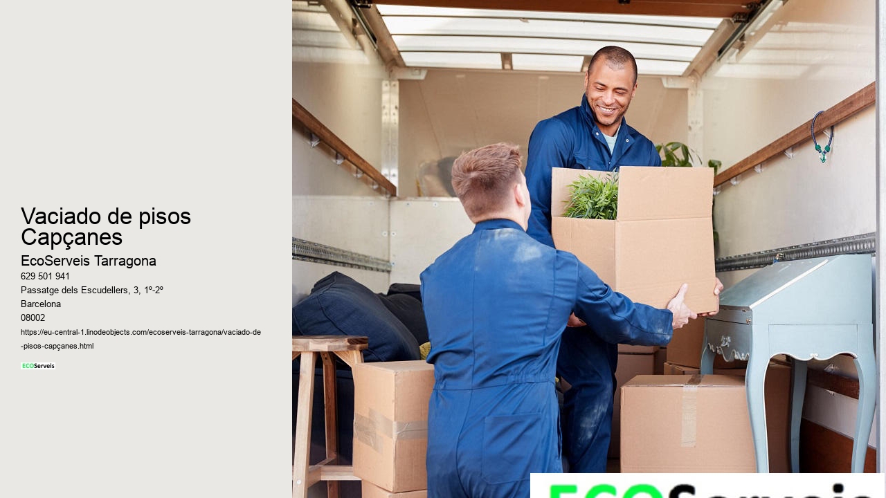 Vaciado de pisos Capçanes