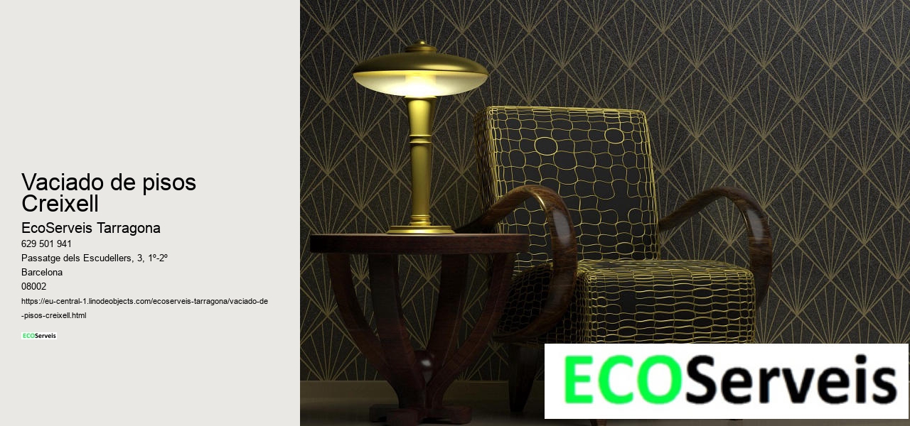 Vaciado de pisos Creixell