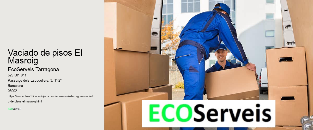 Vaciado de pisos El Masroig