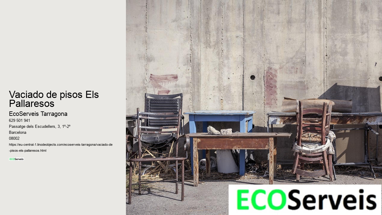 Vaciado de pisos Els Pallaresos