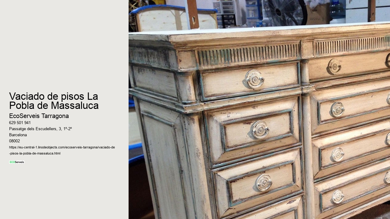 Vaciado de pisos La Pobla de Massaluca