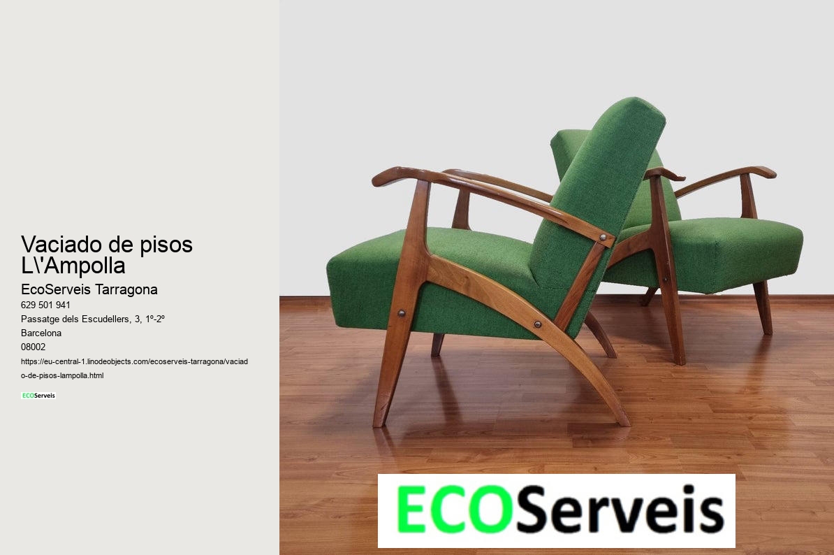 Vaciado de pisos L'Ampolla