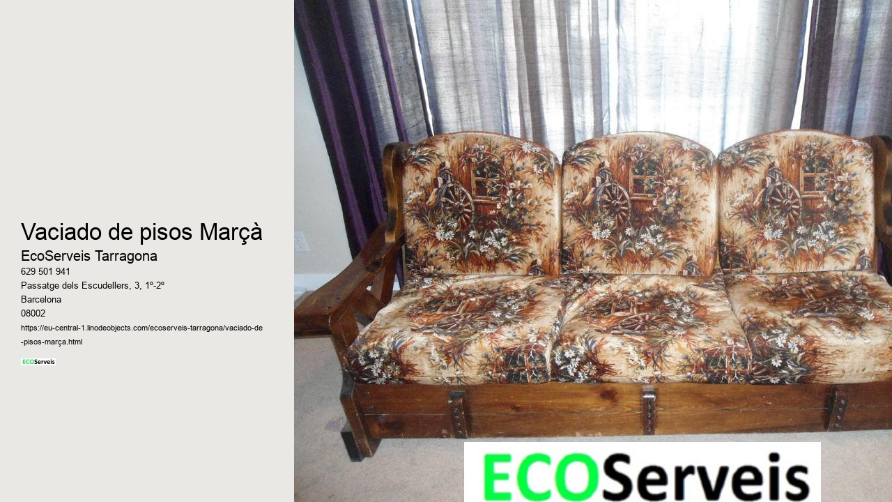 Vaciado de pisos Marçà