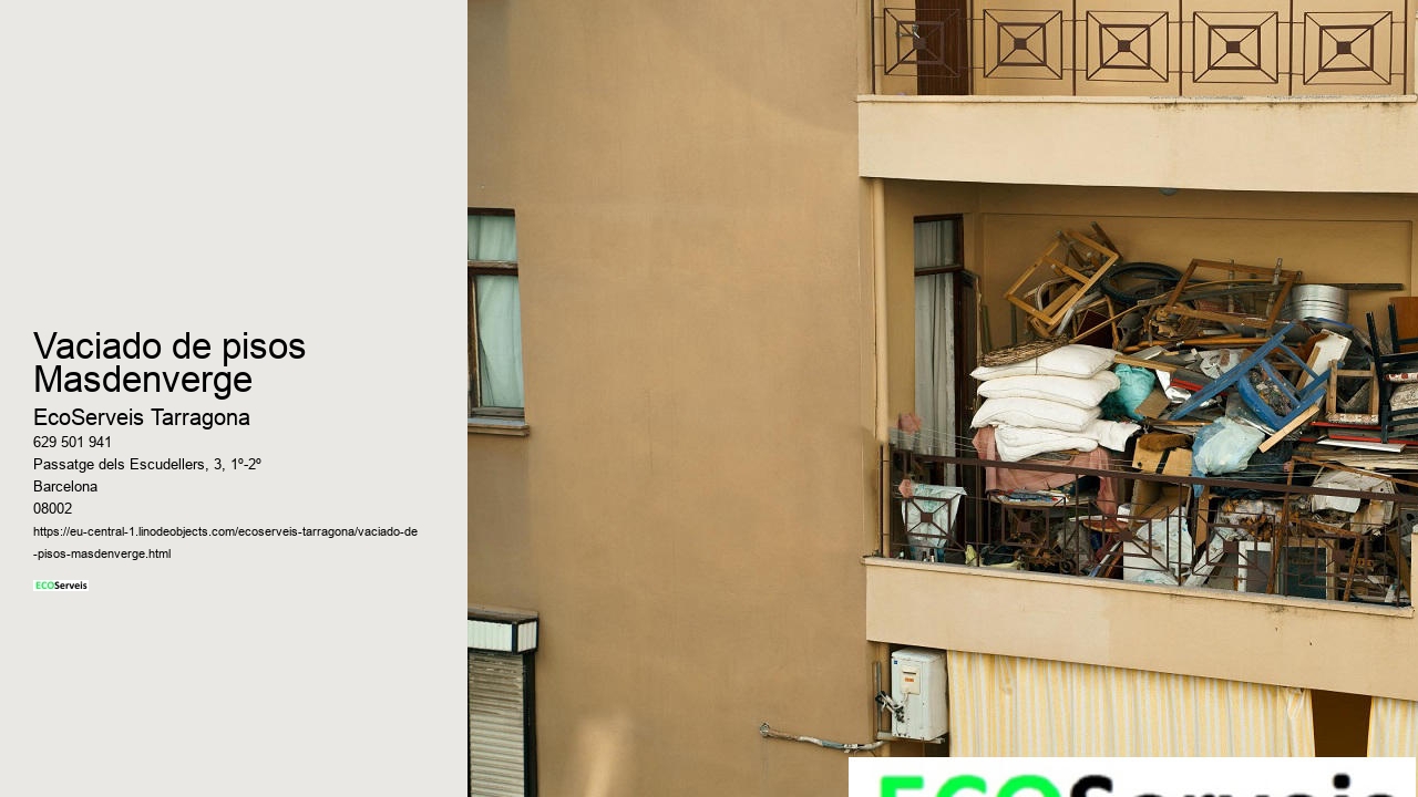 Vaciado de pisos Masdenverge