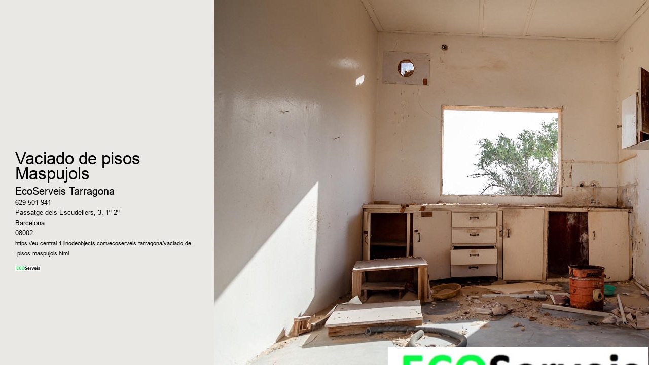 Vaciado de pisos Maspujols