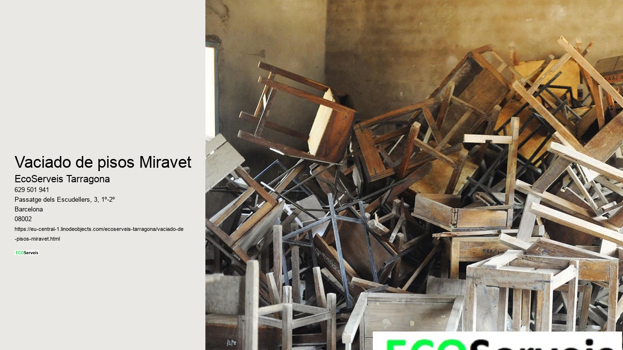 Vaciado de pisos Miravet
