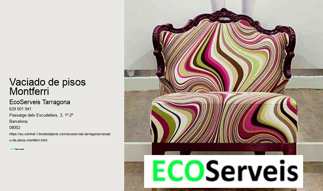 Vaciado de pisos Montferri