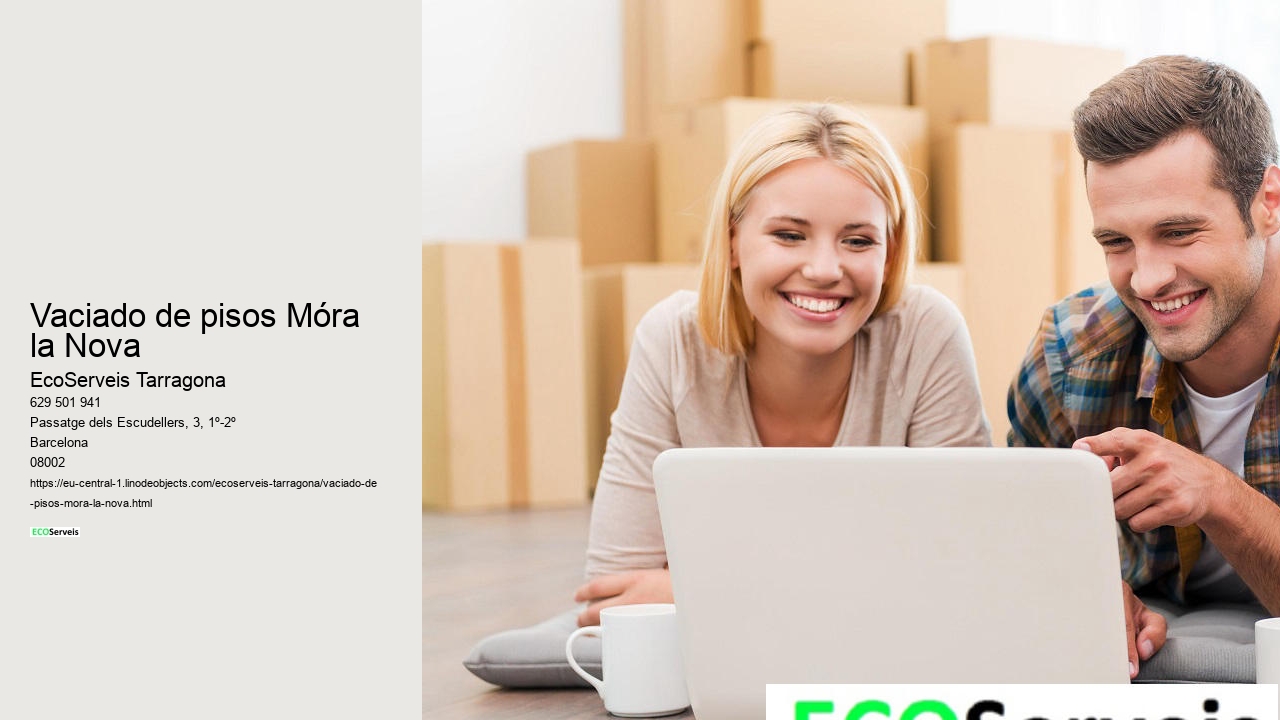 Vaciado de pisos Móra la Nova