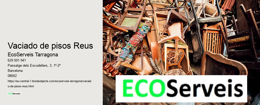 Vaciado de pisos Reus