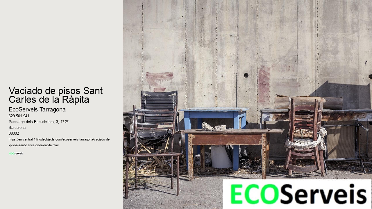 Vaciado de pisos Sant Carles de la Ràpita