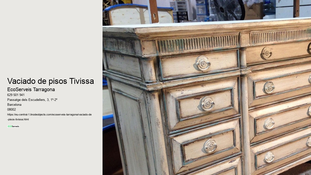Vaciado de pisos Tivissa