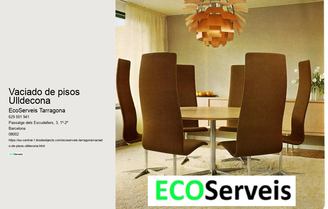 Vaciado de pisos Ulldecona