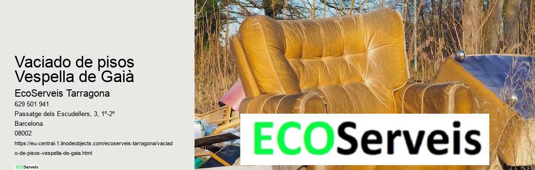 Vaciado de pisos Vespella de Gaià