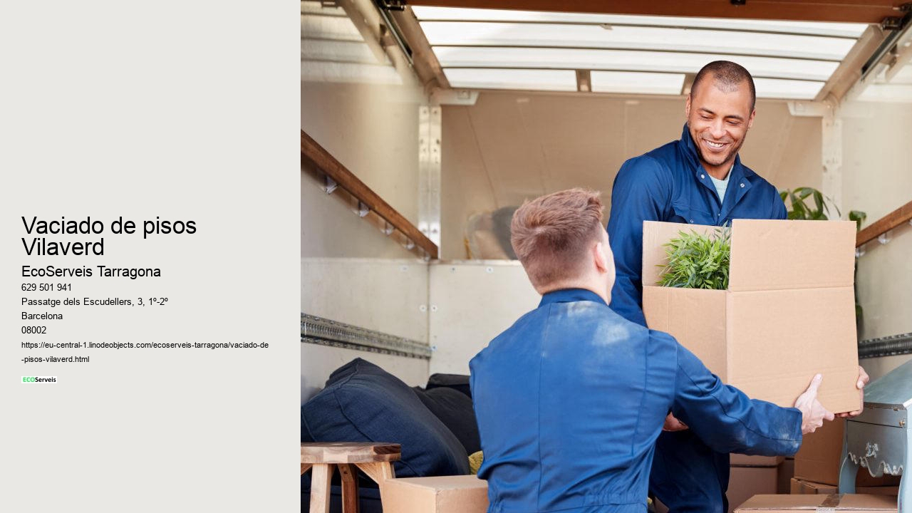 Vaciado de pisos Vilaverd