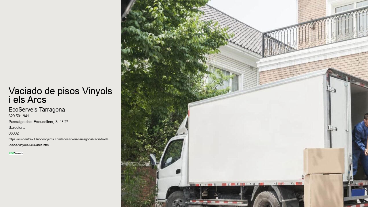 Vaciado de pisos Vinyols i els Arcs