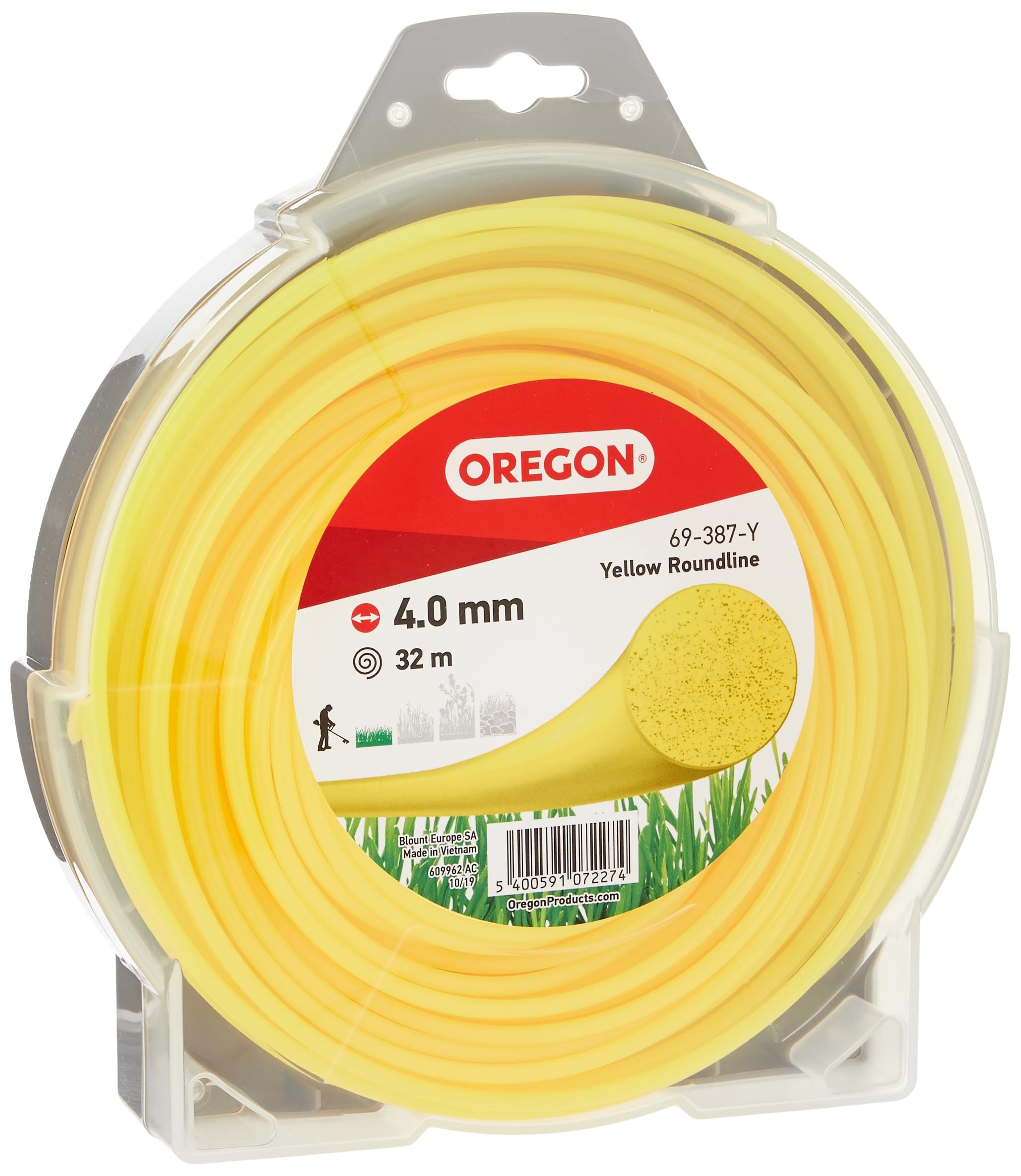 HILO AMARILLO 4,0MM X 32M OREGON