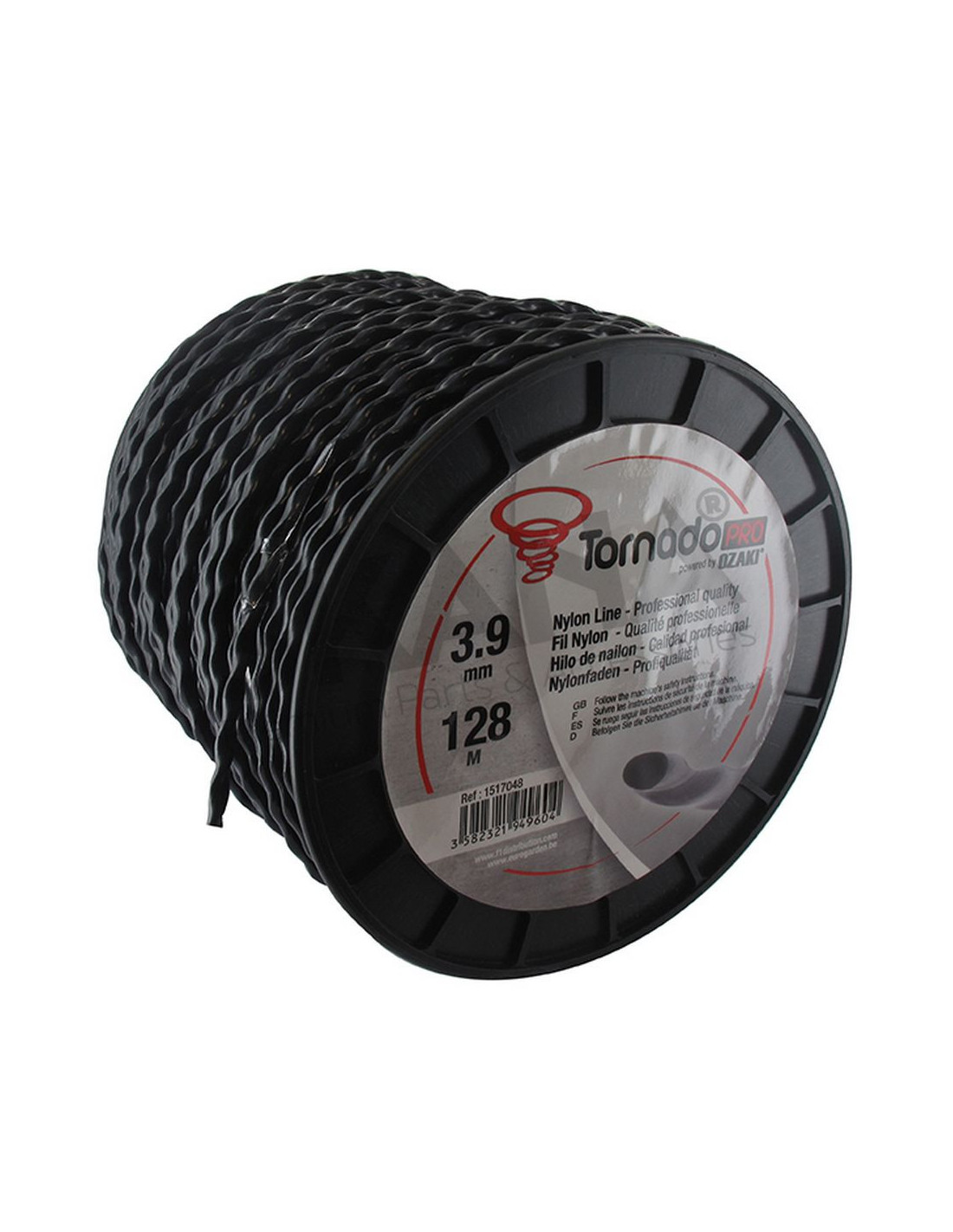 NYLON 3,90 MM DONUT 128 M OZAKI TORNADO PRO TRENZADO EUREKA