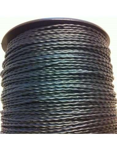NYLON 75MTS 4,3 MM TRENZADO NEGRO ANTIRUIDO CAMON