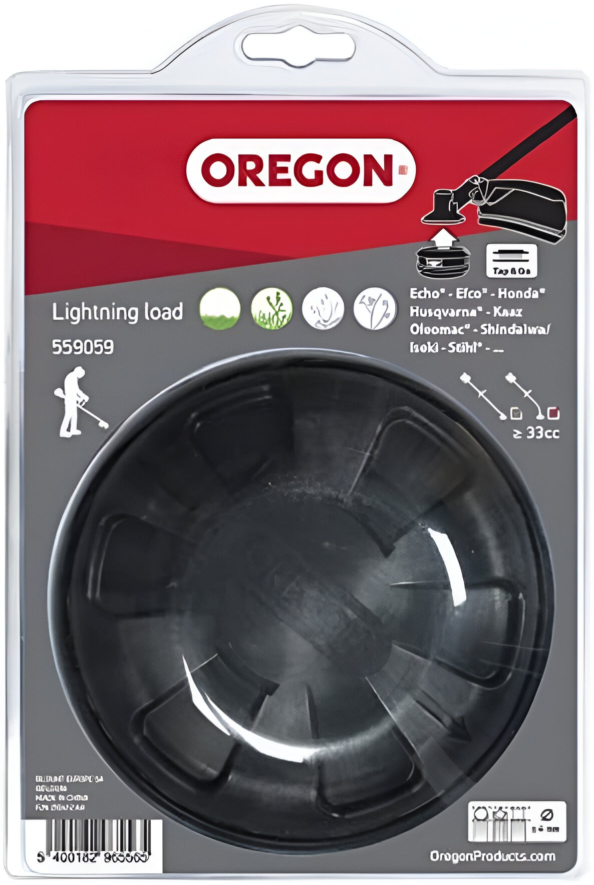 CABEZAL LIGHTNING LOAD 130MM OREGON