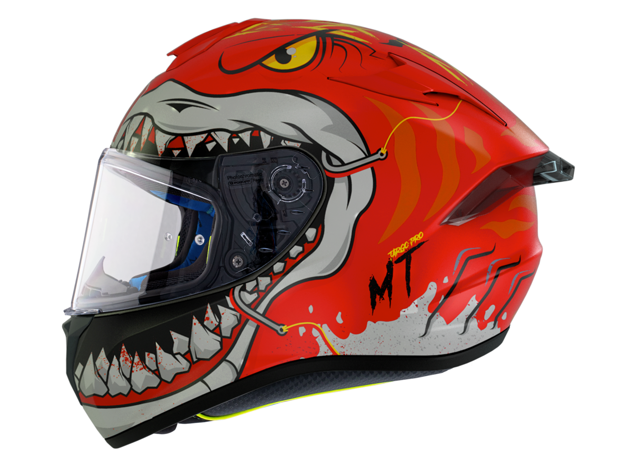 MT CASCO TARGO PRO SHARKY C5 ROJO (XS)