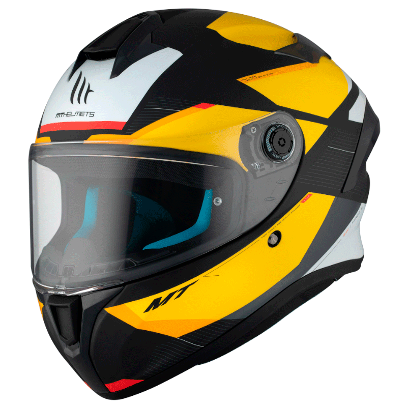 CASCO INTEGRAL TARGO S KAY B3 MATE AMARILLO