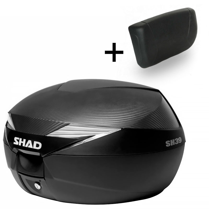 BAULETE SHAD 39L CARBONO