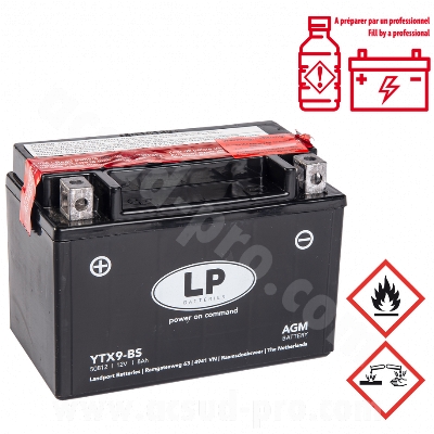 LP BATERIA YTX9-BS