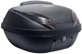 BAULETE S-LINE 52L CARBONO CON RESPALDO