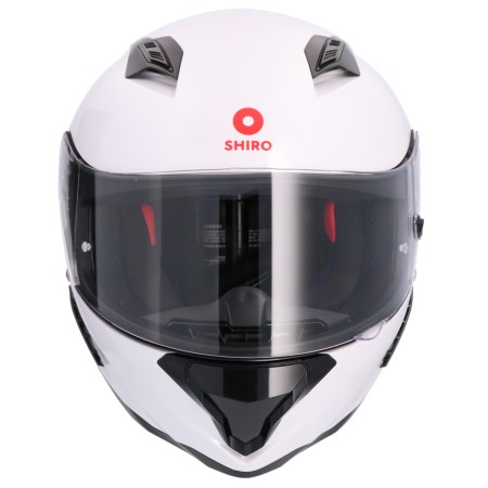 SHIRO CASCO (WEB) HUNTER SH-890 MONOCOLOR BLANCO PERLA