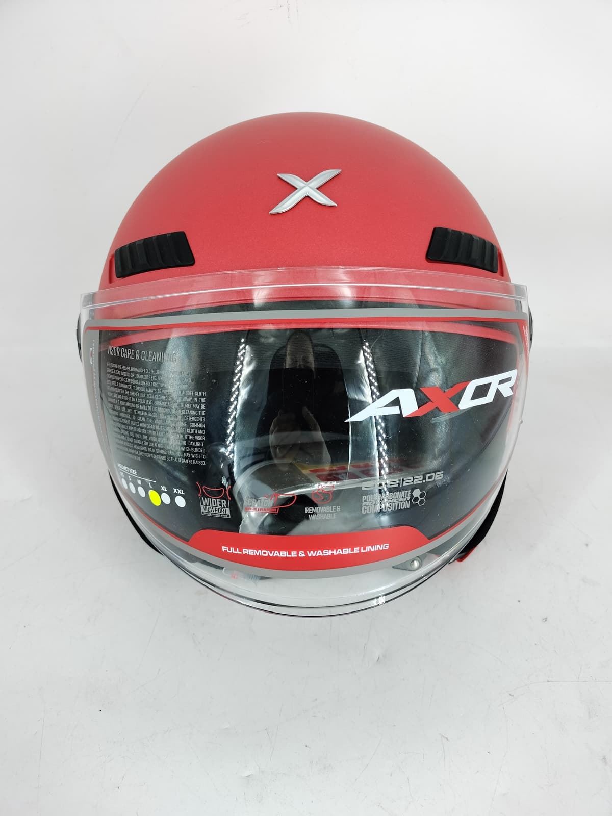 AXOR CASCO. (WEB) KIOTO SOLID ROJO MATE  (XS)