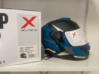 X-HELMET CASCO (WEB) FF950 DISCOVER STRADA MATT BLACK/BLUE (XS)