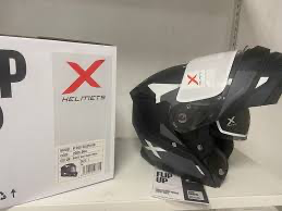 X-HELMET CASCO (WEB) FF950 DISCOVER ROUTE MATT BLACK/WHITE