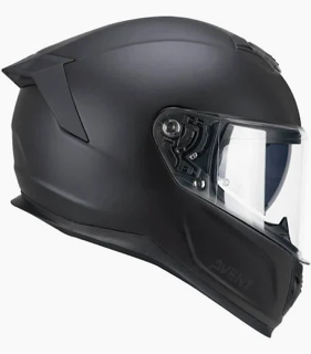 CGM CASCO (WEB) 361 AVANT FIBRA MONO NERO OPACO